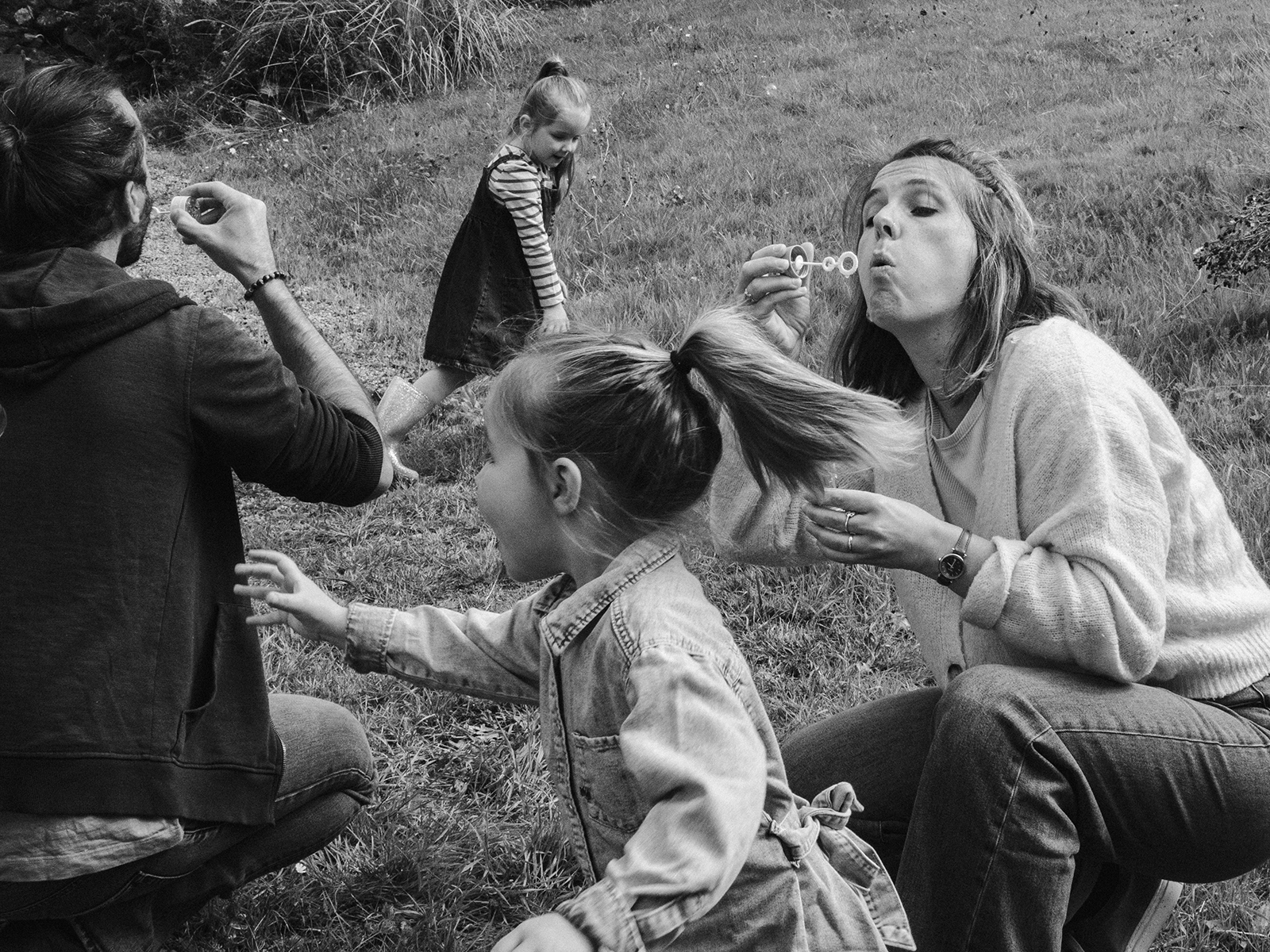 Anne-Sophie, Mathieu et leurs filles Anne-Sophie, Mathieu et leurs filles